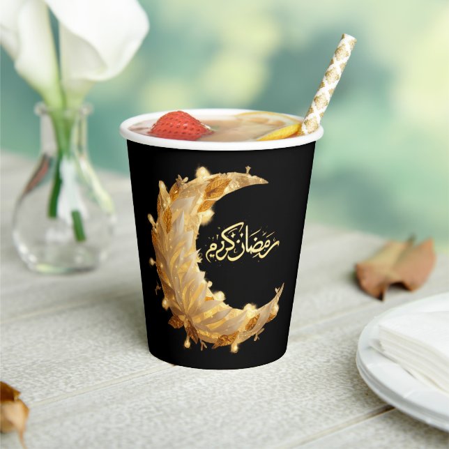 RAMADAN KAREEM  DECOR RAMADAN MUBARAK PAPER CUPS (Insitu)