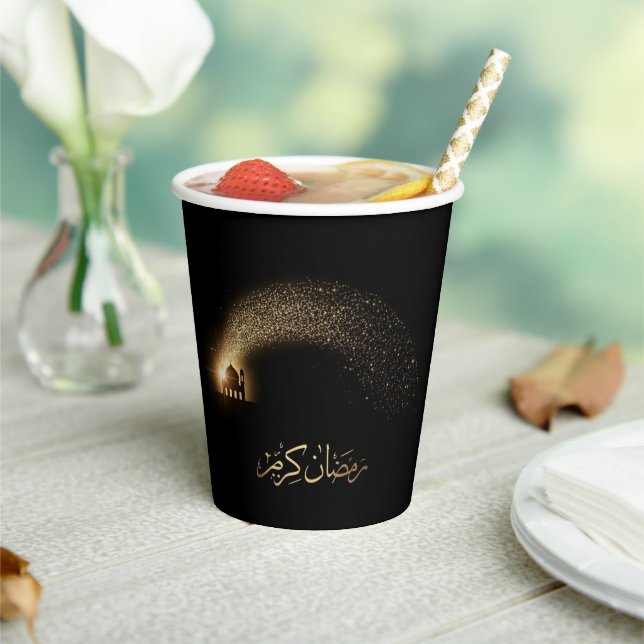  RAMADAN KAREEM  DECOR RAMADAN MUBARAK PAPER CUPS (Insitu)