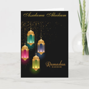 Ramadan Kareem & Eid Mubarak Customized Greeting Card