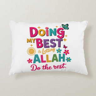 Ramadan Kareem & Eid Mubarak Islamic Accent Pillow