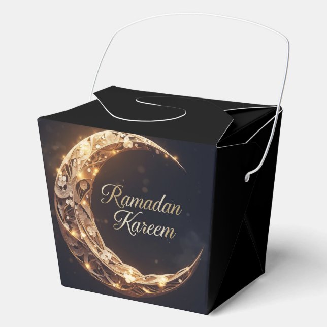 RAMADAN KAREEM FAVOR BOX PERSONALIZED  (Front)