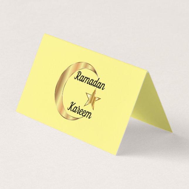 Ramadan Kareem Folded Business Card (Front)