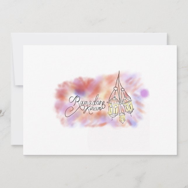 Ramadan Kareem greeting card (Front)