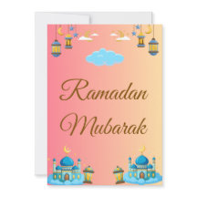 Ramadan Kareem Greeting Card Carte de vœux simple