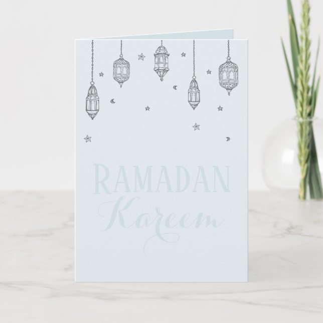 Ramadan Kareem Greeting card ,gift card (Front)