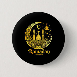 Ramadan Kareem Happy Fasting Ramadan Mubarak Islam 2 Inch Round Button