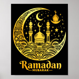 Ramadan Kareem Happy Fasting Ramadan Mubarak Islam Poster