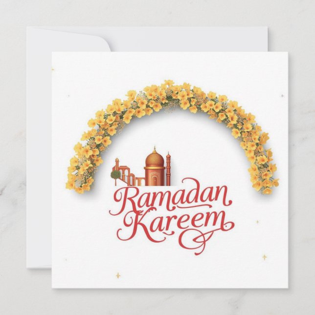 Ramadan Kareem holiday  Card (Front)