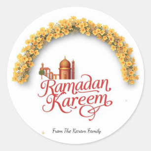 Ramadan Kareem holiday  Classic Round Sticker
