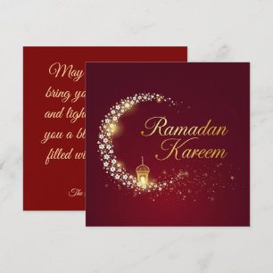 Ramadan Kareem holiday Personalized Card