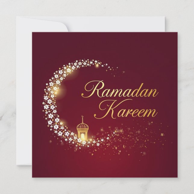 Ramadan Kareem holiday Personalized Card (Front)