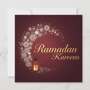 Ramadan Kareem holiday Personalized Modern Card