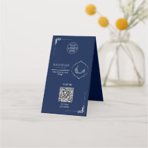 Ramadan Kareem Iftar QR Code Table Sign