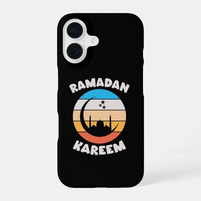 ramadan kareem iPhone 16 case (Back)