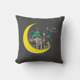 Ramadan Kareem Islamic Throw Pillow