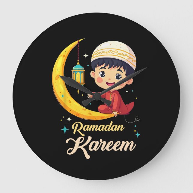 Ramadan Kareem Large Clock (Front)