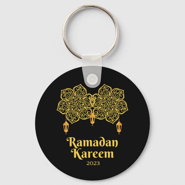 Ramadan Kareem Meaning - Eid Mubarak 2023      Keychain (Front)