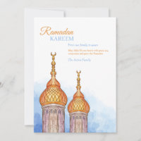 Ramadan Kareem Mosque Holiday Card