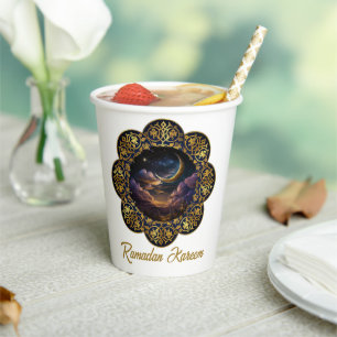 RAMADAN KAREEM MUBARAK 2024 EID MUBARAK PAPER CUPS
