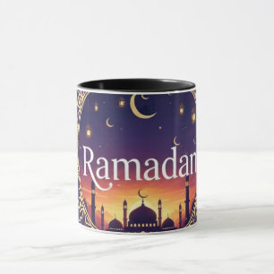 Ramadan Kareem Mubarak Crescent Islam Iftar Suhoor Mug