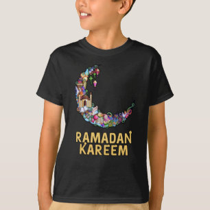 Ramadan Kareem Mubarak Fasting Moon T-Shirt