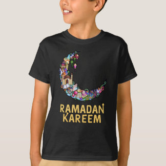 Ramadan Kareem Mubarak Fasting Moon T-Shirt