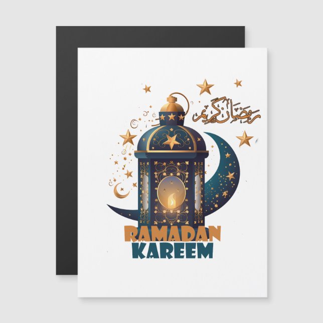 Ramadan Kareem Mubarak Lantern ramadan 2024  (Front/Back)