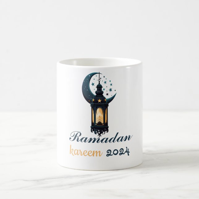 Ramadan Kareem Mubarak Lantern ramadan 2024 Coffee Mug (Center)