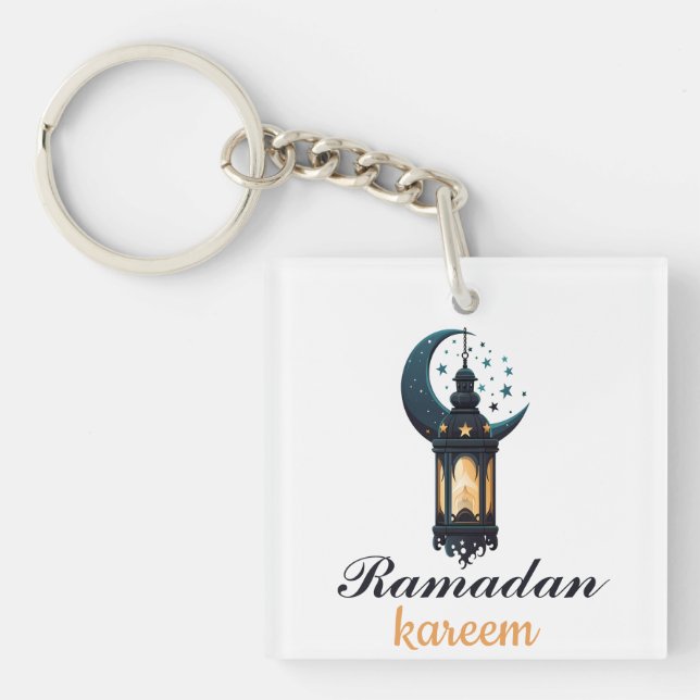Ramadan Kareem Mubarak Lantern ramadan 2024 Keychain (Front)