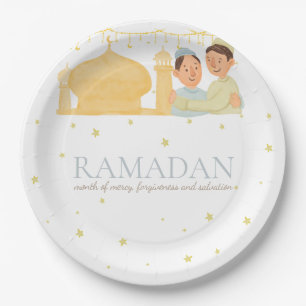 Ramadan Kareem paper plates