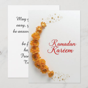 Ramadan Kareem Personalized Holiday  Card