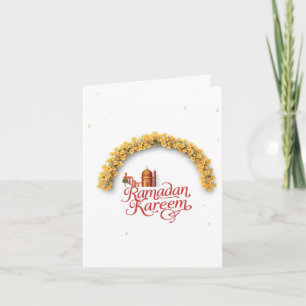 Ramadan Kareem Personliazed holiday  Card