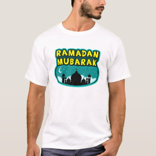 Ramadan Kareem Pray For Mubarak Moon Night Muslim T-Shirt