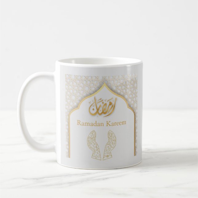 Ramadan Kareem Ramadan Mubarak Coffee Mug (Left)