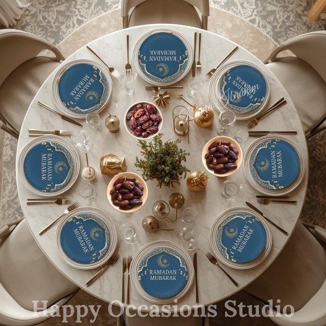 Ramadan Kareem Ramadan Mubarak Paper Plates (Creator Uploaded)