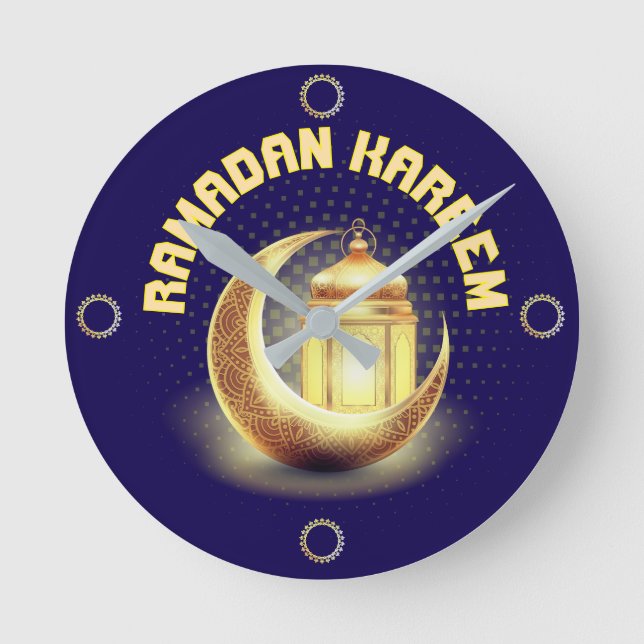 RAMADAN KAREEM  ROUND CLOCK (Front)