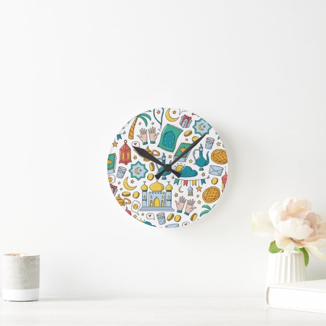 Ramadan Kareem  Round Clock (Home)