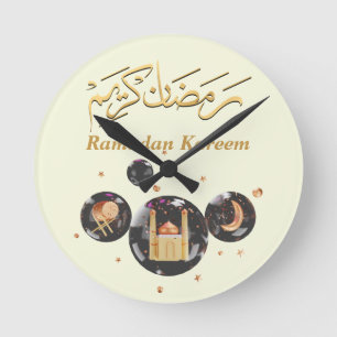 Ramadan Kareem  Round Clock