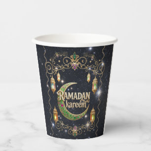 Ramadan Kareem shiny sky Paper Cups