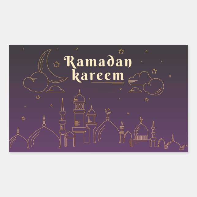 Ramadan Kareem Sticker (Front)