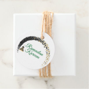 Ramadan Kareem theme gift Tag for celebration