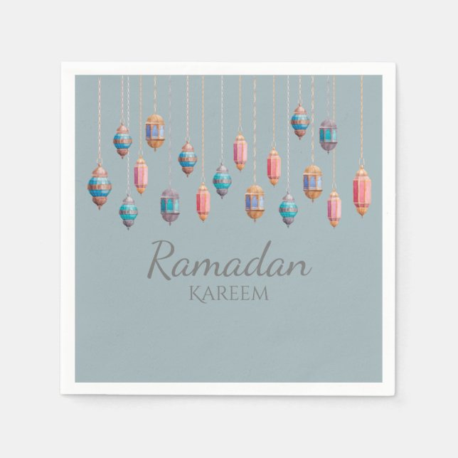 Ramadan Kareem theme Napkin for celebration (Front)