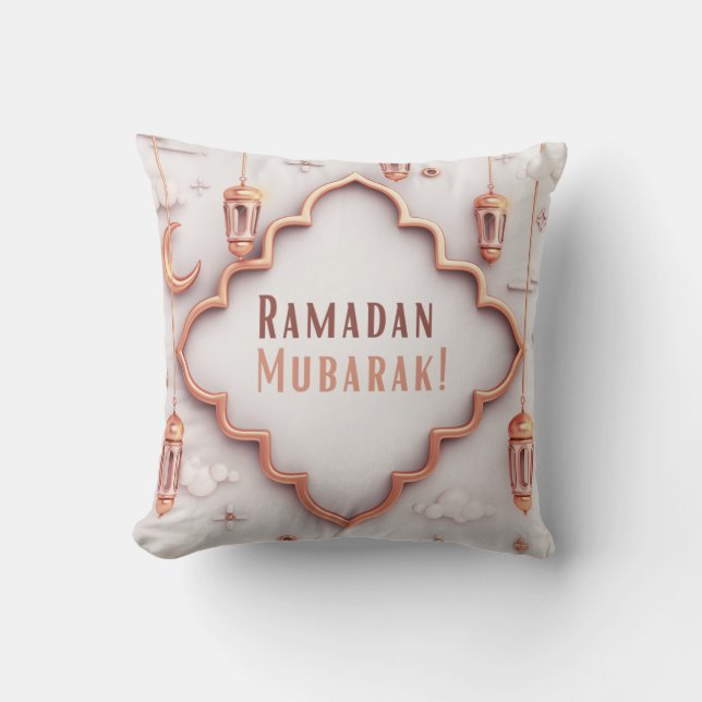 Ramadan kareem  throw pillow (Front)