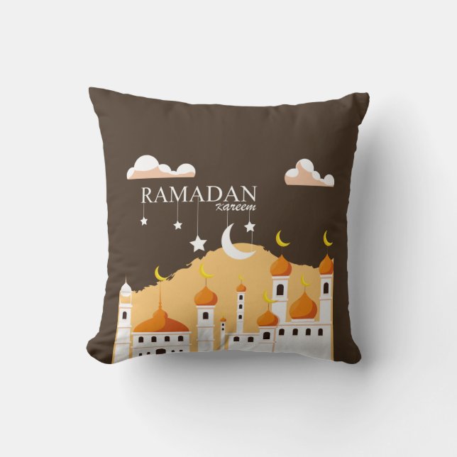  Ramadan Kareem   Throw Pillow (Front)