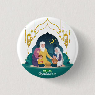 Ramadan Karim 1 Inch Round Button