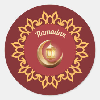 Ramadan Lantern & Crescent Premium Sticker – Islam