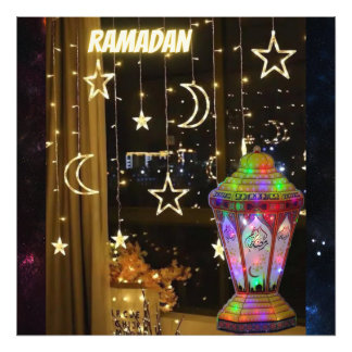 Ramadan lantern. photo print