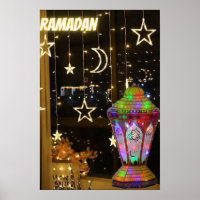Ramadan lantern. poster