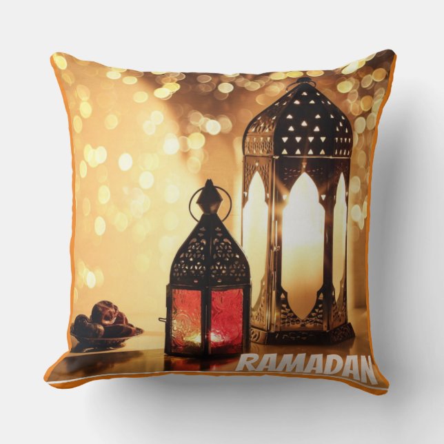 Ramadan lantern.    throw pillow (Front)