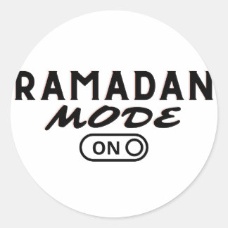 Ramadan Mode ON -2023- Classic Round Sticker